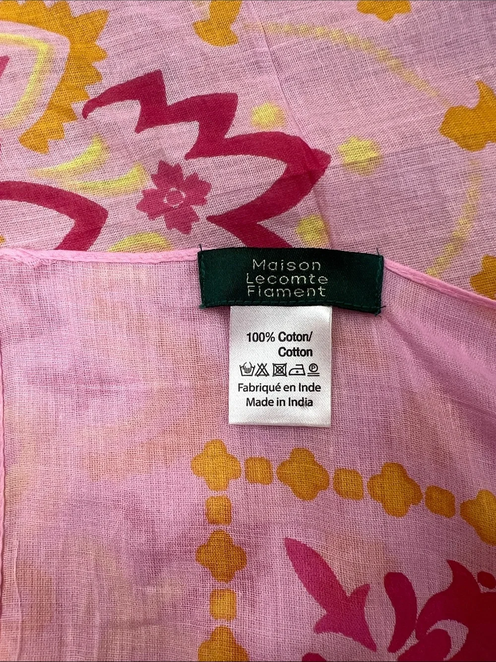 Maison Lecomte Flament Noirmoutier Cottom Scarf